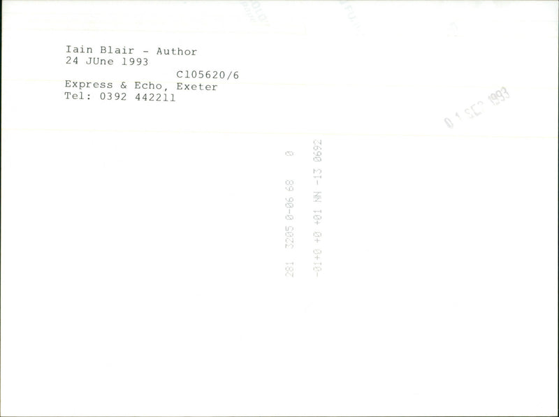 lain blair - Vintage Photograph