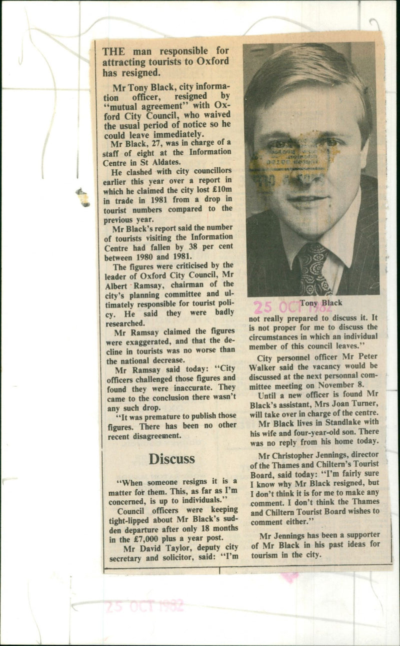 Tony Black - Vintage Photograph