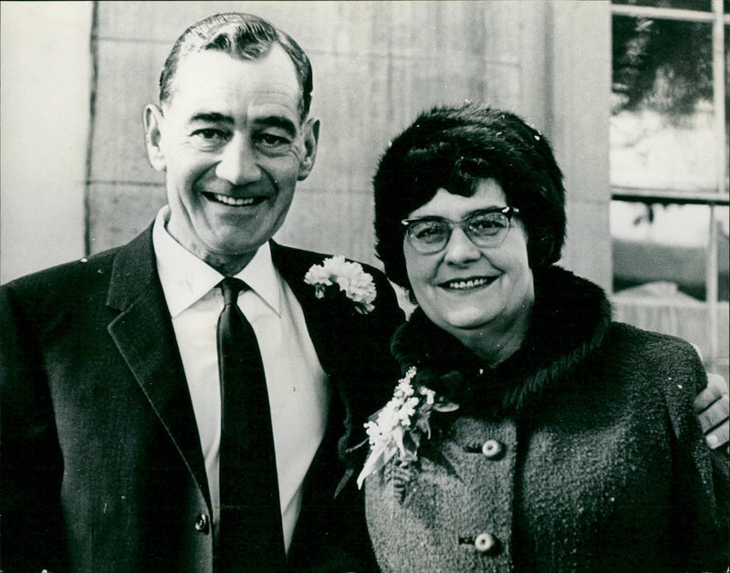 Mr Charlie Blagrove and Mrs Phyllis Miriam Brotheridge - Vintage Photograph