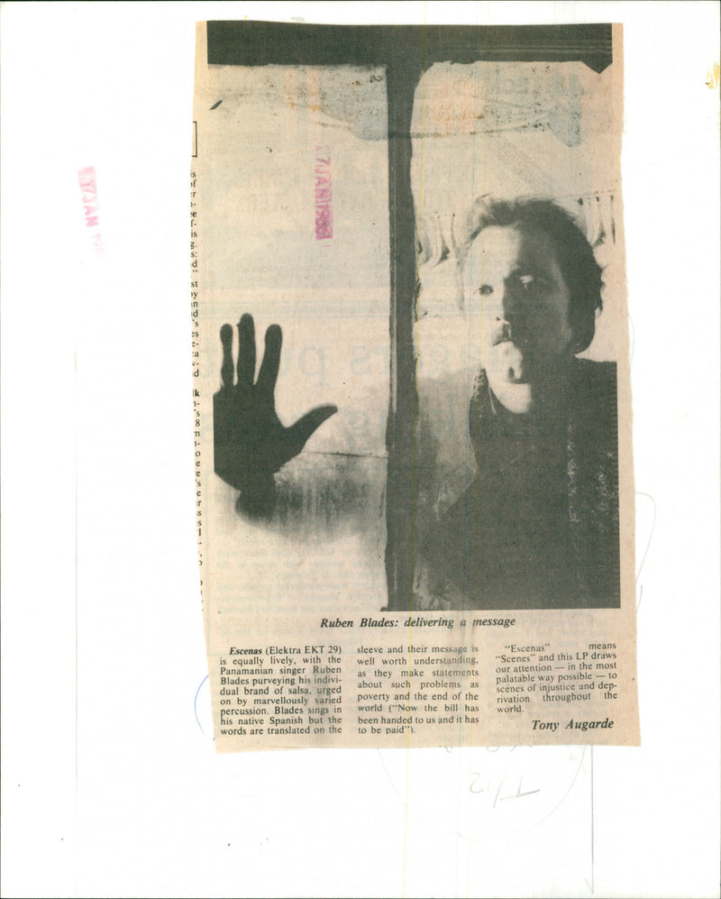 Reuben Blades - Vintage Photograph