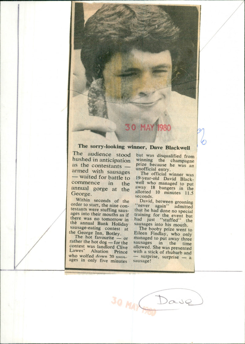 Dave Blackwell - Vintage Photograph