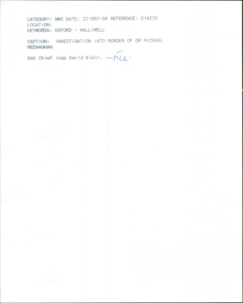 David Blair - Vintage Photograph