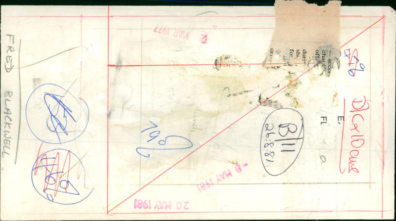 Fred Blackwell - Vintage Photograph