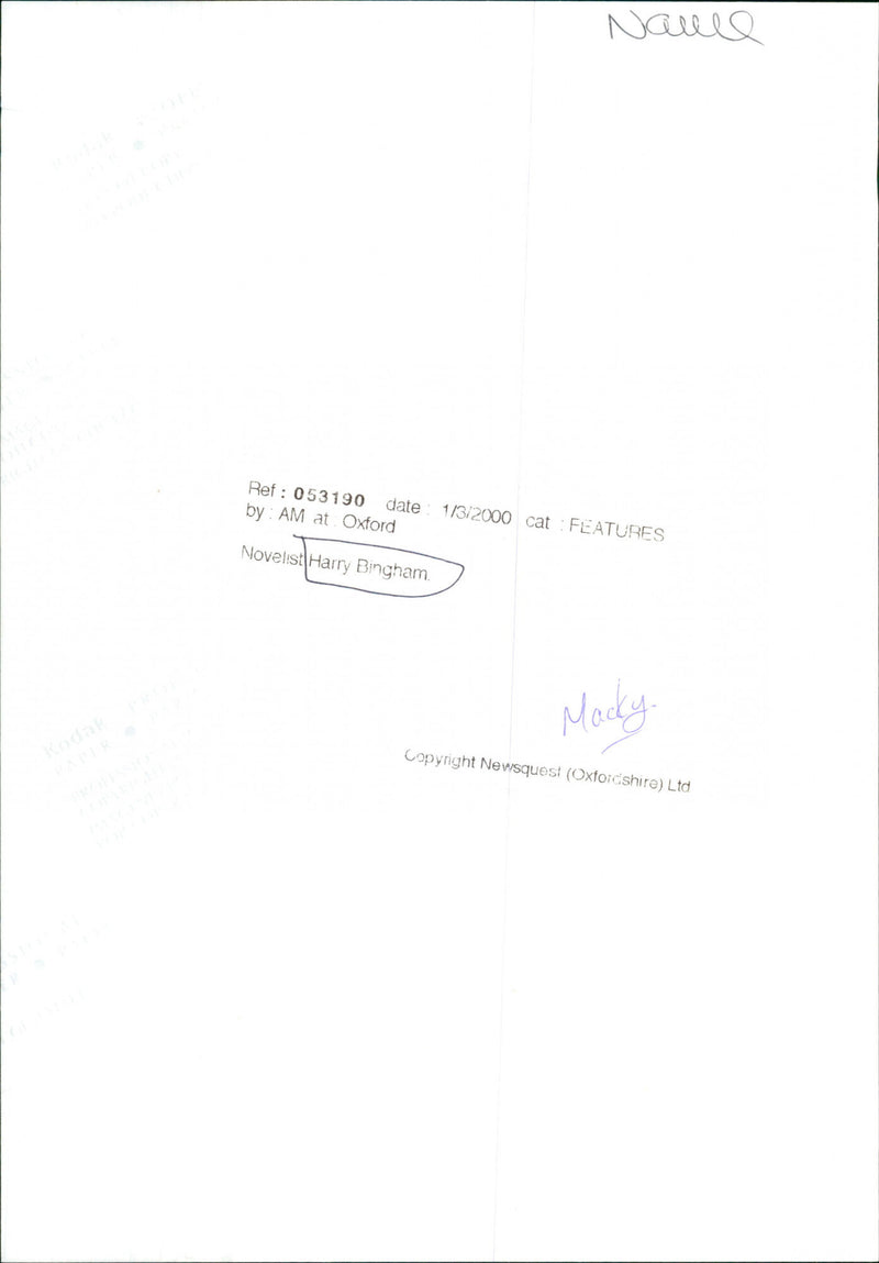 Harry Bingham - Vintage Photograph