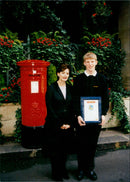 Cherie Blair , mark hasin - Vintage Photograph