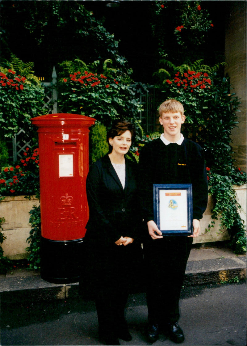 Cherie Blair , mark hasin - Vintage Photograph