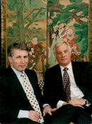 Jonathan Dimbleby, chris patten - Vintage Photograph