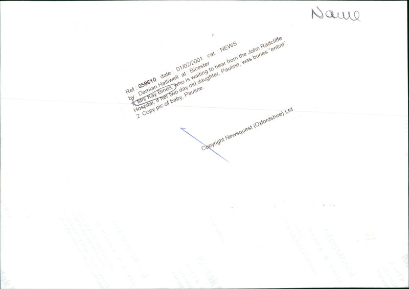 Mrs Kay Bines - Vintage Photograph