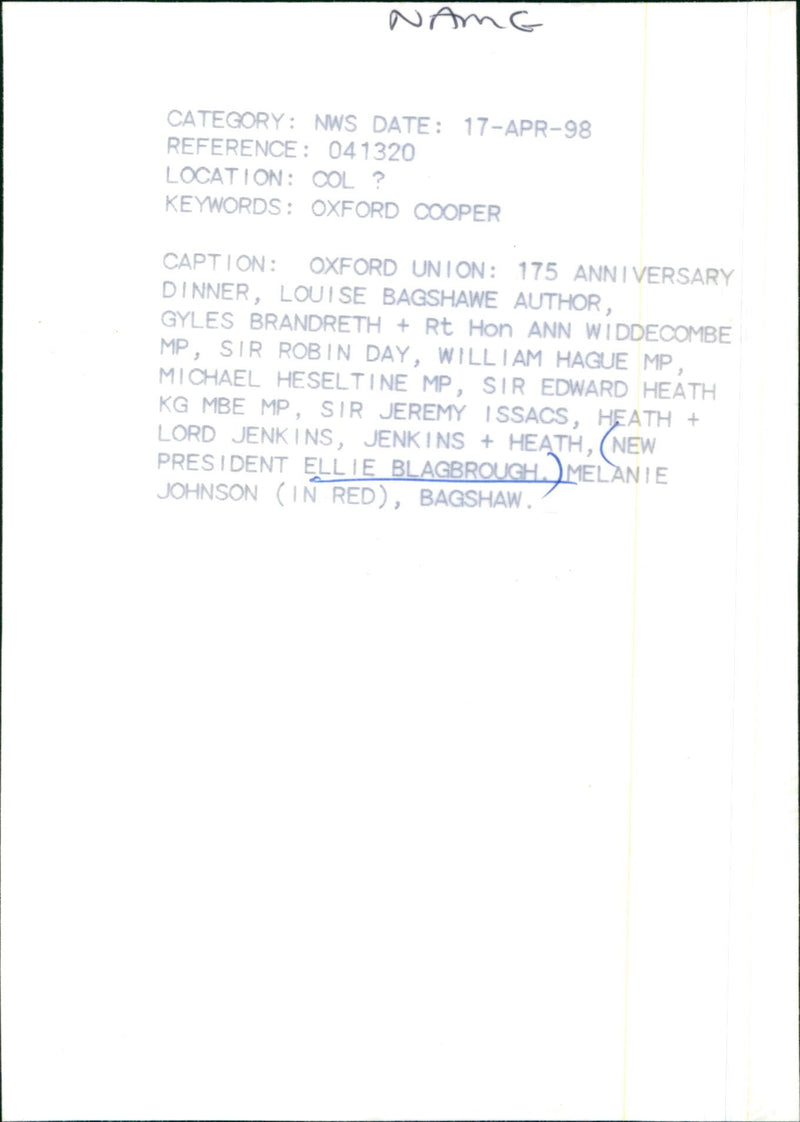 Ellie Blagbrough - Vintage Photograph