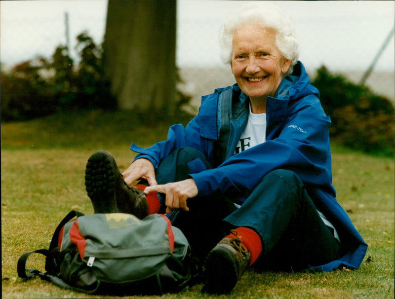 Eva Black lock - Vintage Photograph
