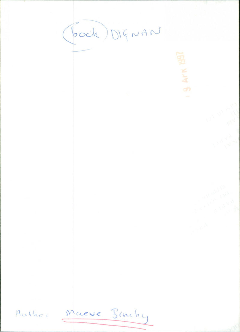 Maeve Binchy - Vintage Photograph