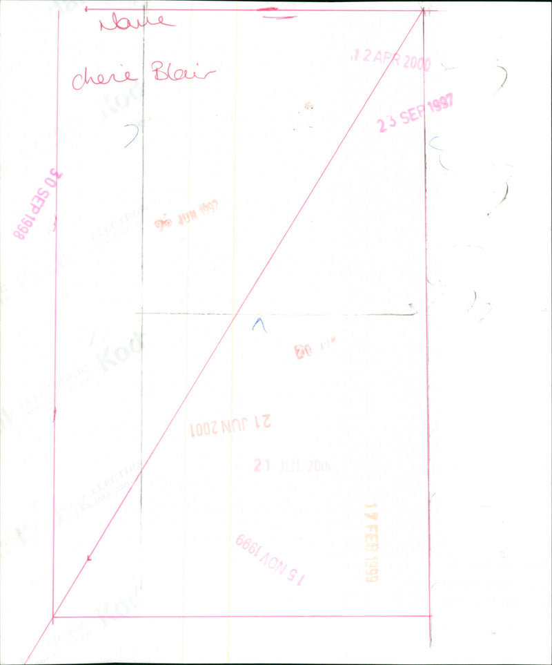 Cherie Blair - Vintage Photograph