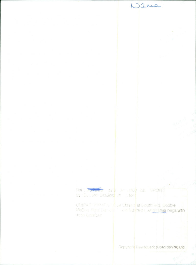 Andy Blair - Vintage Photograph