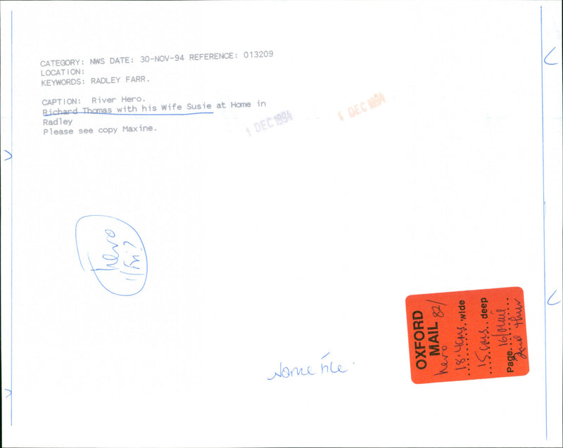 Richard Thomas - Vintage Photograph