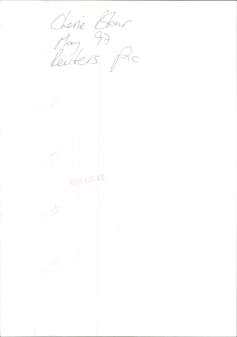 Cherie Blair - Vintage Photograph