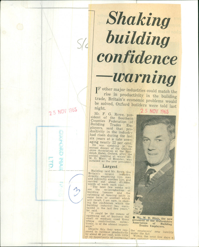 Mr. Blair - Vintage Photograph