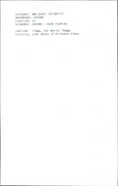 Peggy Hitchins - Vintage Photograph