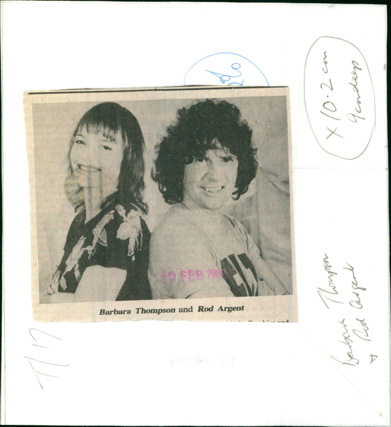 Barbara Thompson - Vintage Photograph