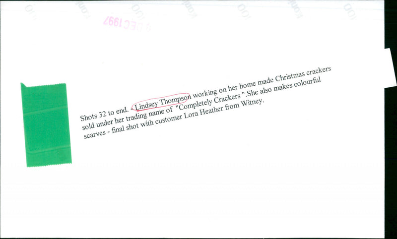 Lindsey Thompson - Vintage Photograph