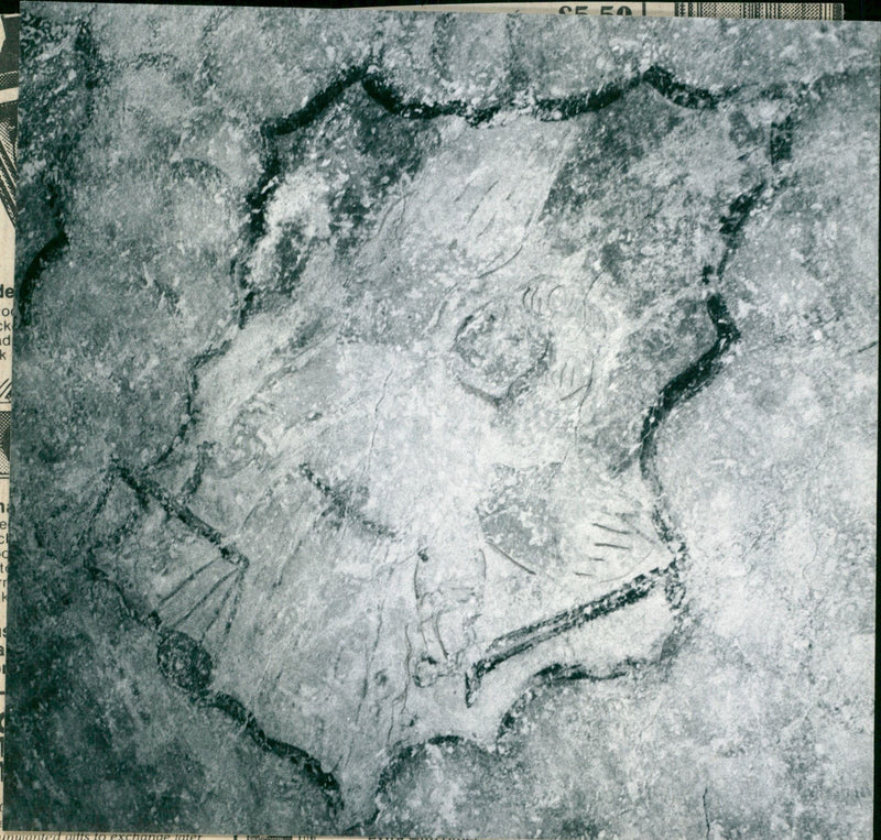 Mr and Mrs Richard Thomas murals - Vintage Photograph