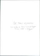 Col Dale W. Thompson - Vintage Photograph