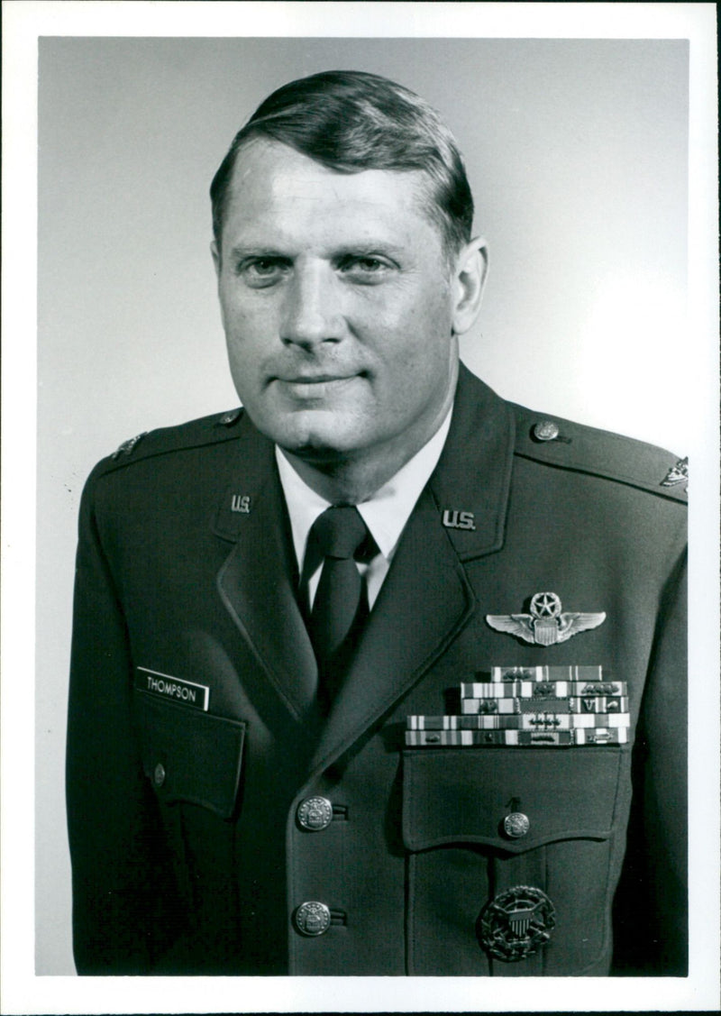 Col Dale W. Thompson - Vintage Photograph