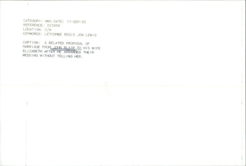 John Blair - Vintage Photograph