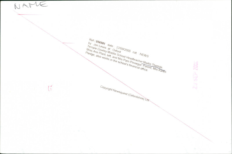 Martin Thomas - Vintage Photograph