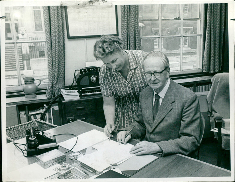 Sir Basil Blackwell - Vintage Photograph