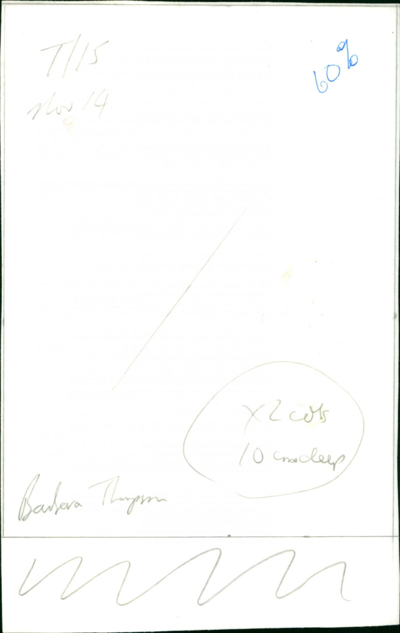 Barbara Thompson - Vintage Photograph