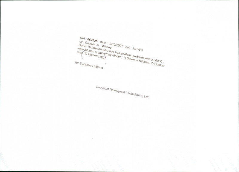 Kitchen Plug - Vintage Photograph