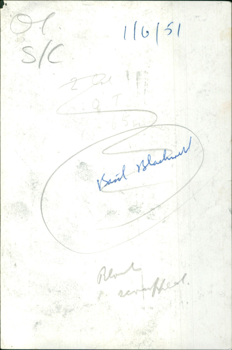 Basil Blackwell - Vintage Photograph