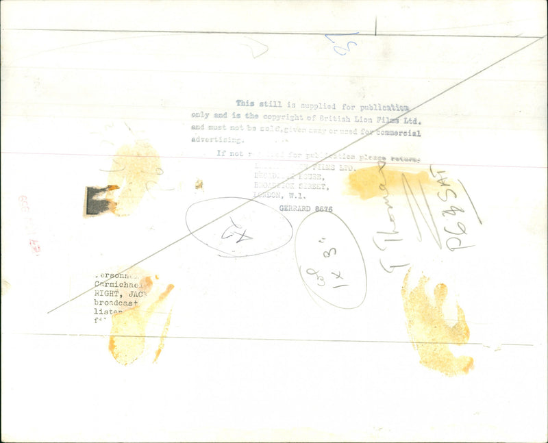 Terry-Thomas - Vintage Photograph