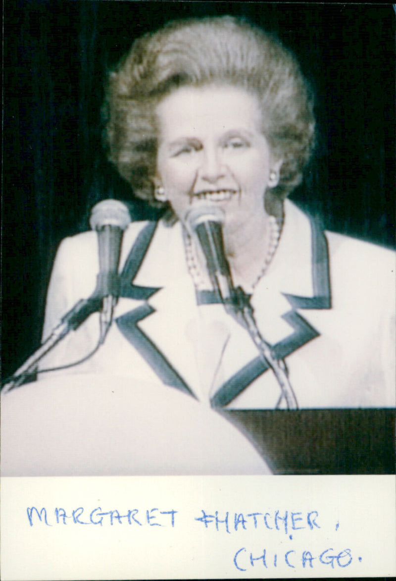 Margaret Thatcher - Vintage Photograph