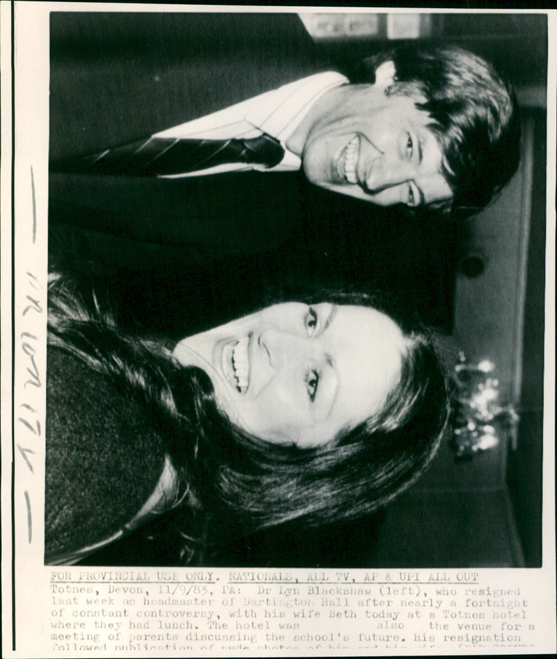 Dr Lyn Blackshaw - Vintage Photograph