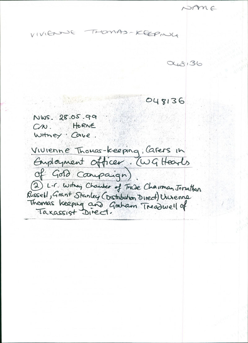 Vivienne Thomas Keeping - Vintage Photograph