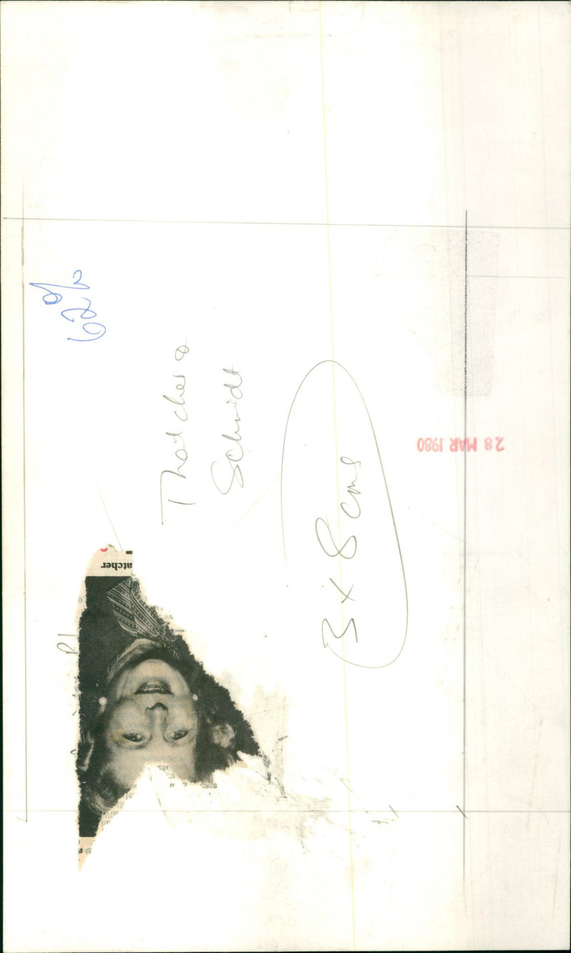 Helmut Schmidt & Margaret Thatcher - Vintage Photograph