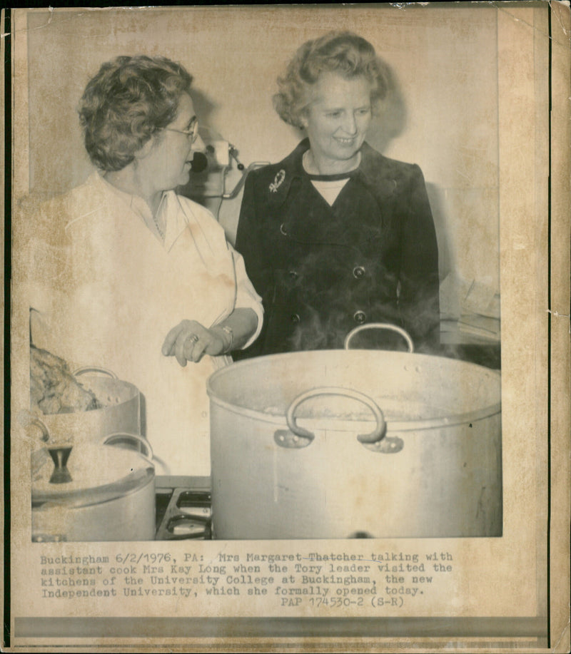 Margaret Thatcher - Vintage Photograph