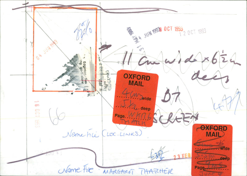 Margaret Thatcher - Vintage Photograph