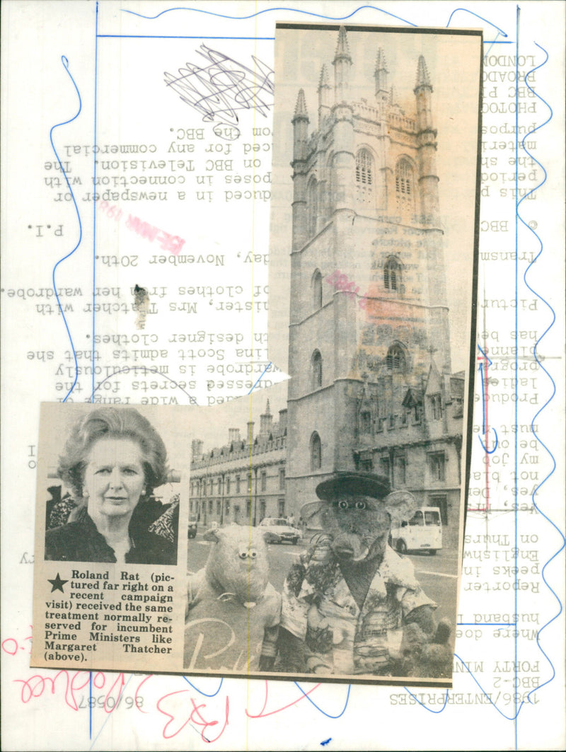 Margaret Thatcher - Vintage Photograph