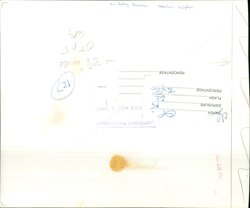 Audrey Blackman - Vintage Photograph