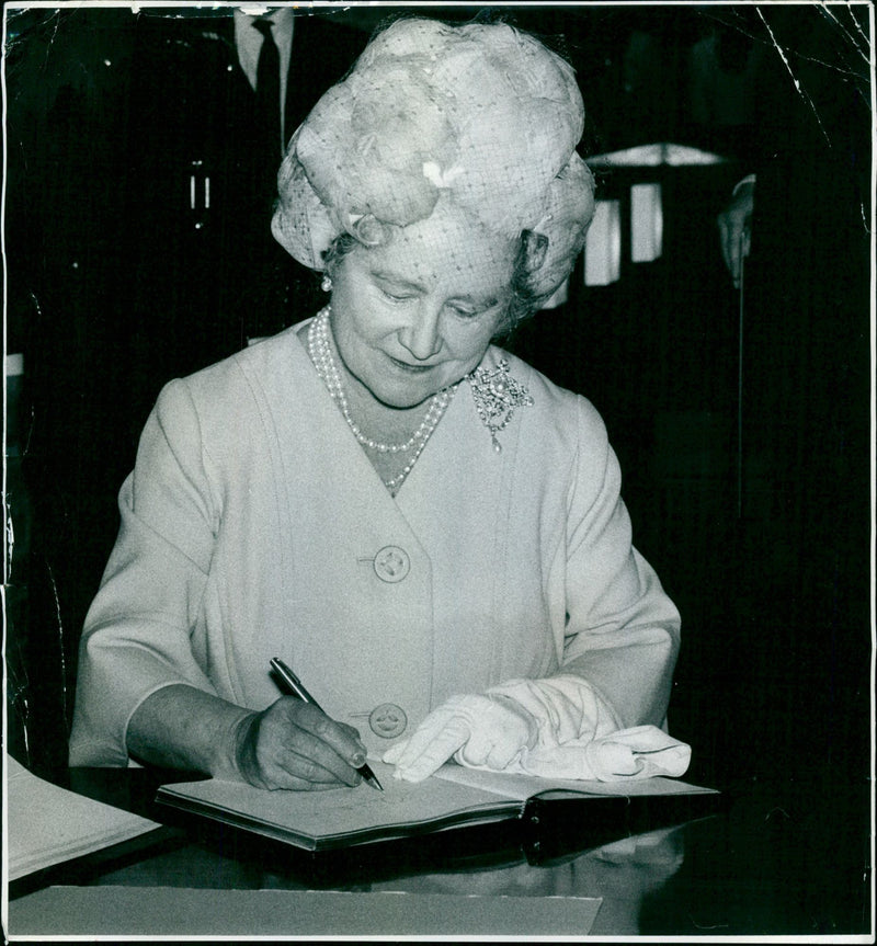 Queen Elizabeth The Queen Mother - Vintage Photograph