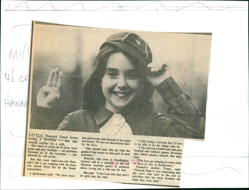 Hannah Faust - Vintage Photograph