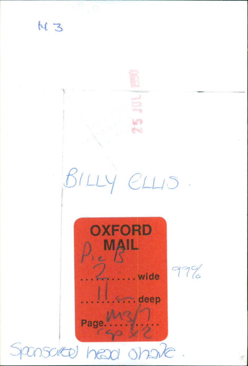 Billy Ellis - Vintage Photograph