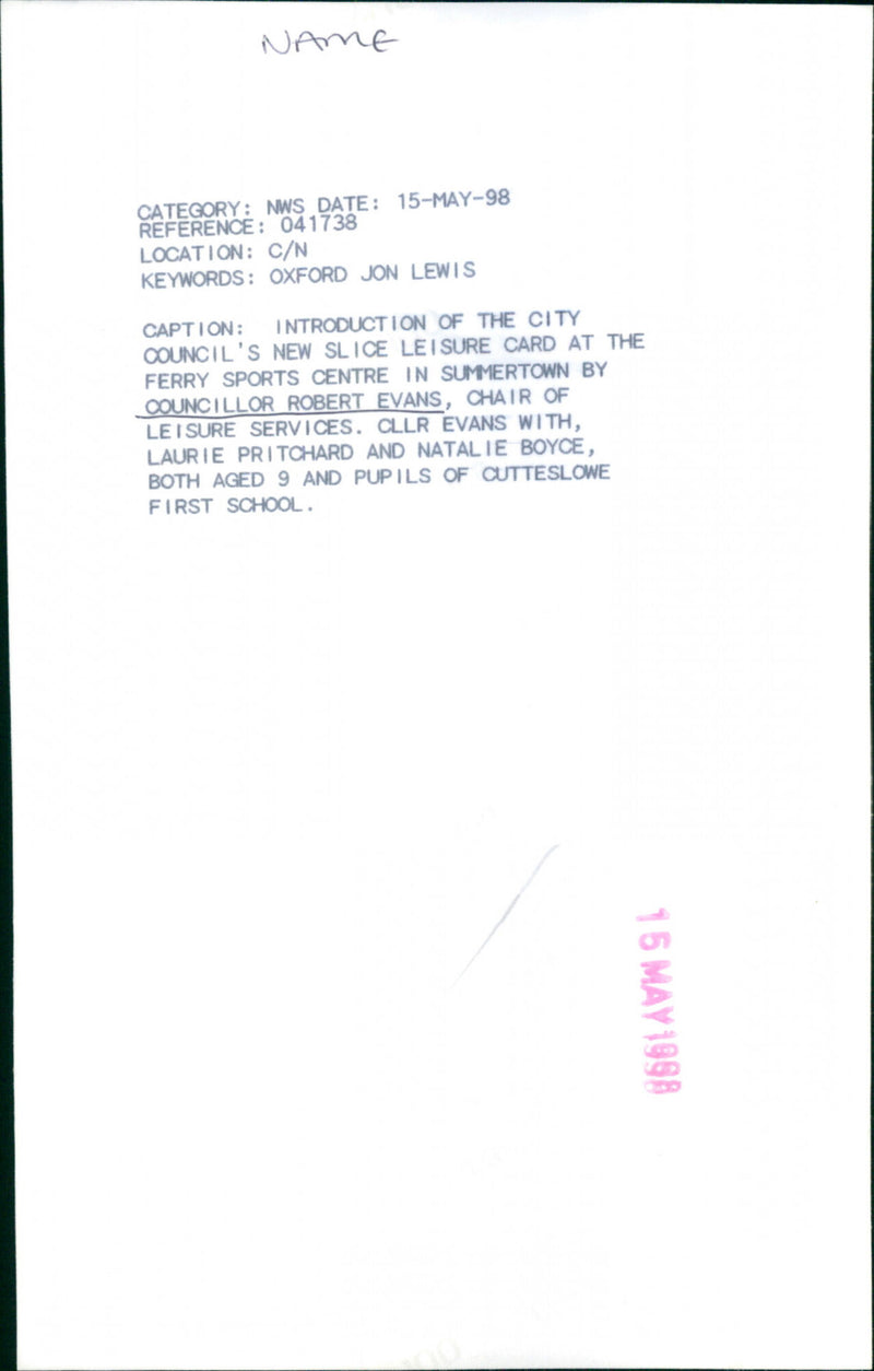 Robert Evans - Vintage Photograph