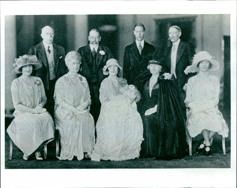 Christening of Princess Elizabeth - Vintage Photograph