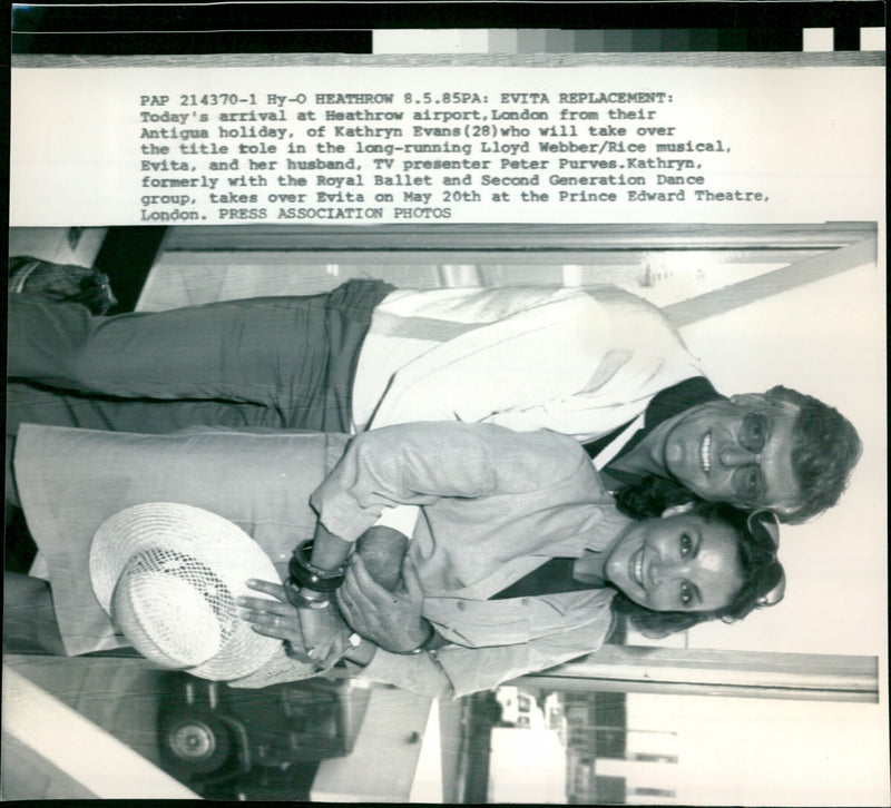 Peter Purves, Kathryn Evans - Vintage Photograph