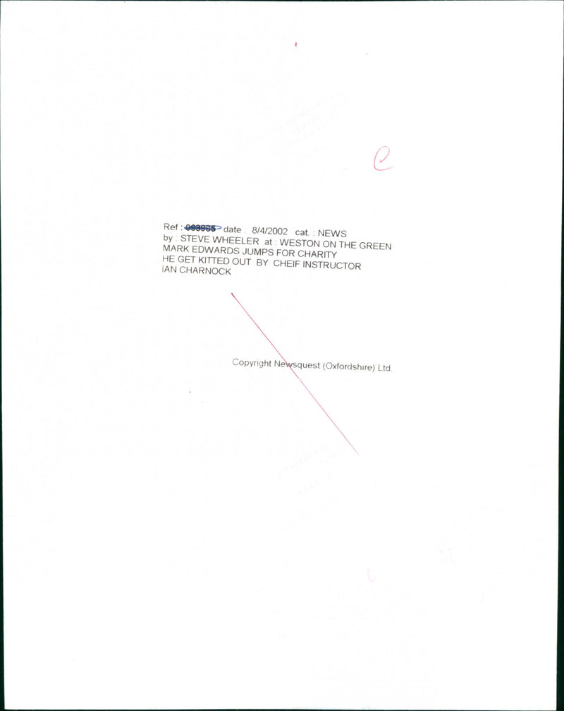 Mark Edwards - Vintage Photograph