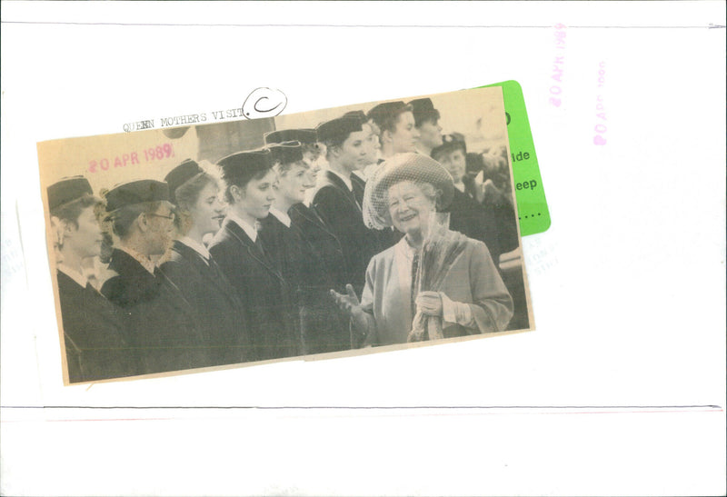 Queen Elizabeth The Queen Mother - Vintage Photograph