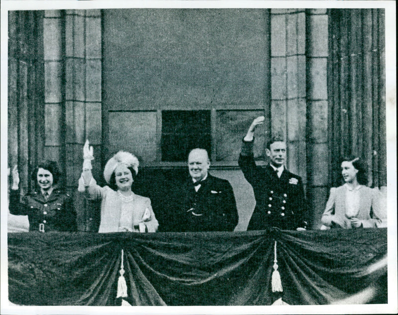 VE Day - Vintage Photograph